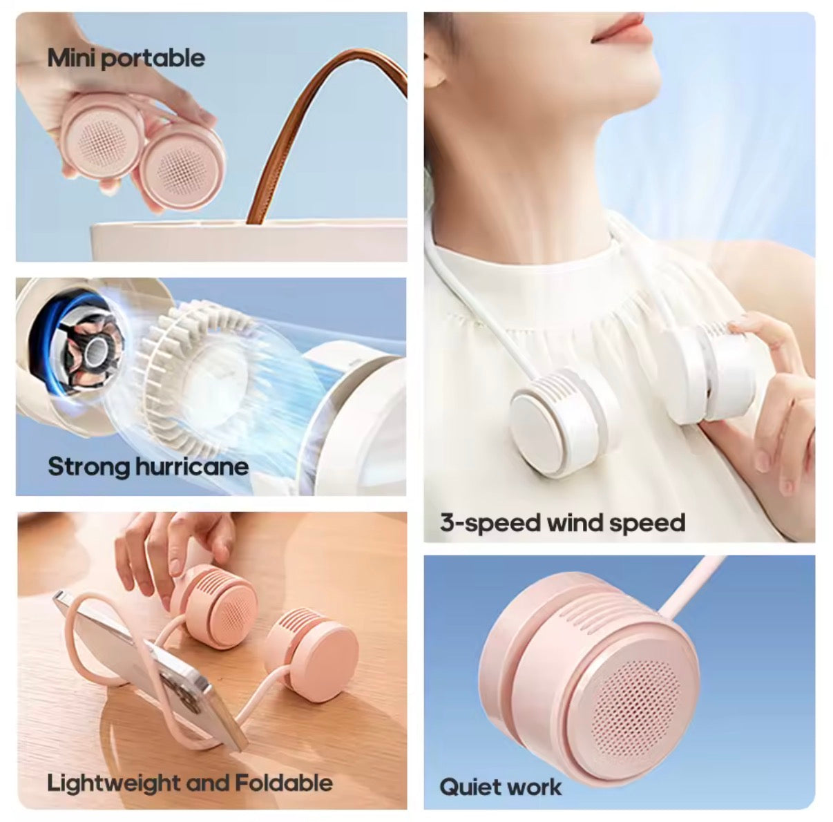 Bladeless Neck Fan