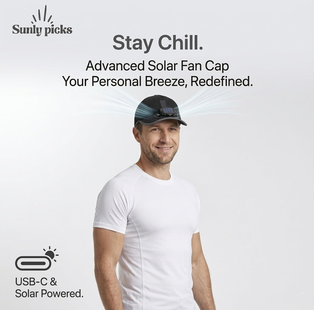 Solar Fan Cap